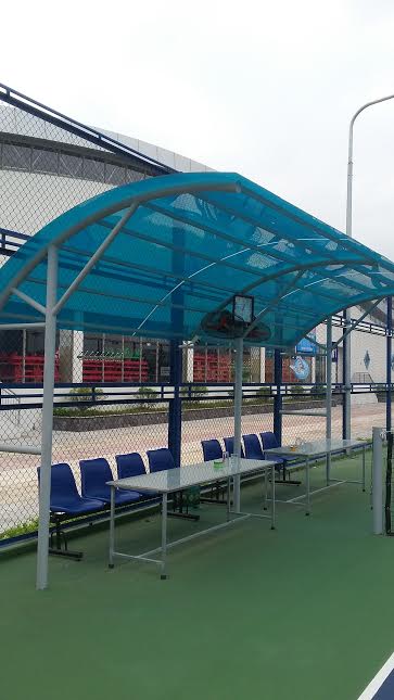 XÂY DỰNG MỚI SÂN TENNIS TRƯỜNG NĂNG KHIẾU VIỆT HƯNG