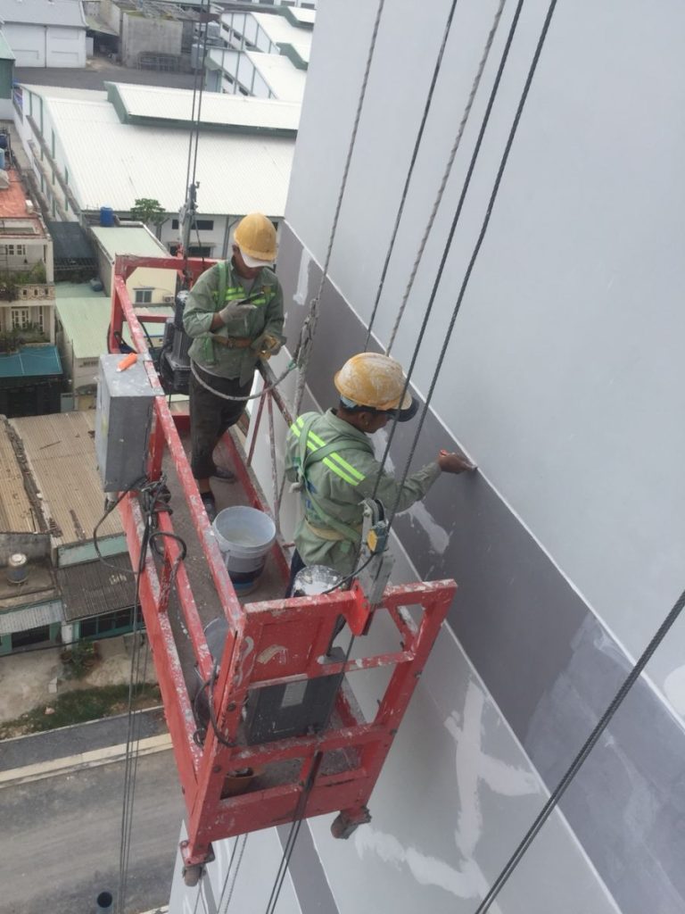DỊCH VỤ SƠN MỚI LẠI CÁC TÒA NHÀ CHUNG CƯ CAO TẦNG